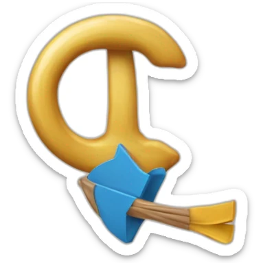 Cœur avec une fleche qui traverse au milieux sticker