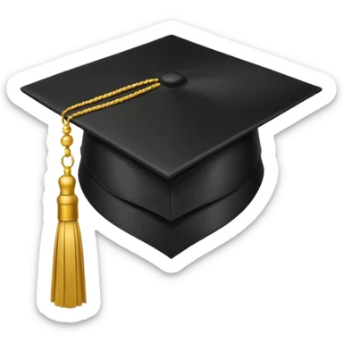 Graduation Cap sticker