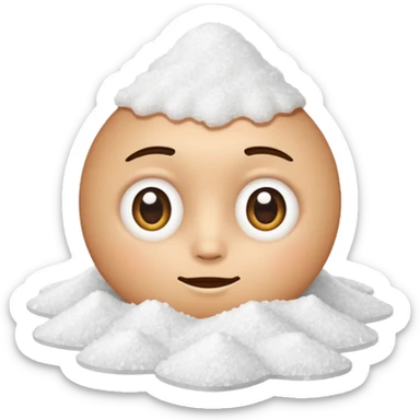 Salt with a face natural has a 2 legs sticker