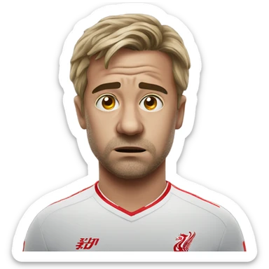 Sad Liverpool fans crying sticker