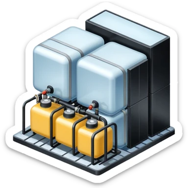 ambient and refirigeration warehouse at an angle cold sticker