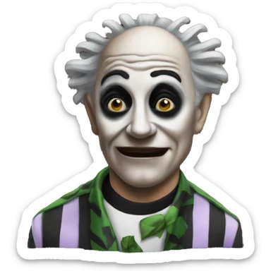 Beetle juice  sticker