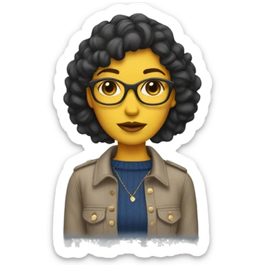 Stockholm style outfit girl sticker