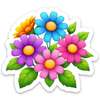 Flowers sticker