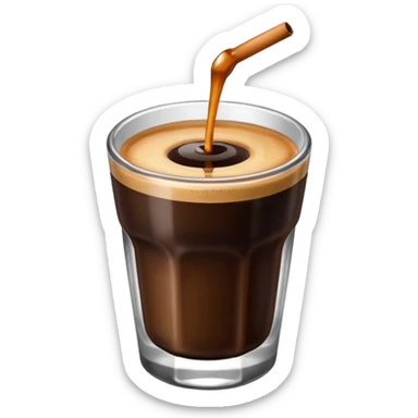 shot of espresso sticker