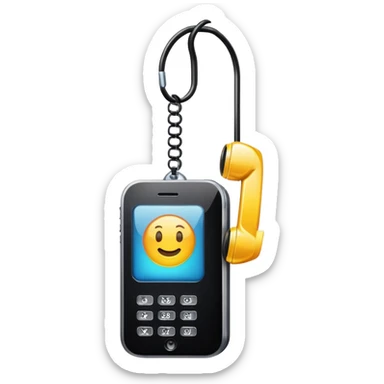 I need a phone that is hanging up in one second sticker
