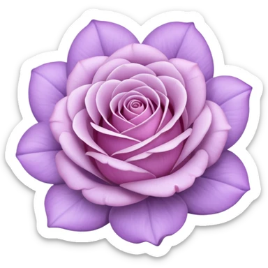 lilac rose screen sticker