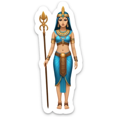 fullbody realistic annunaki attractive female sticker