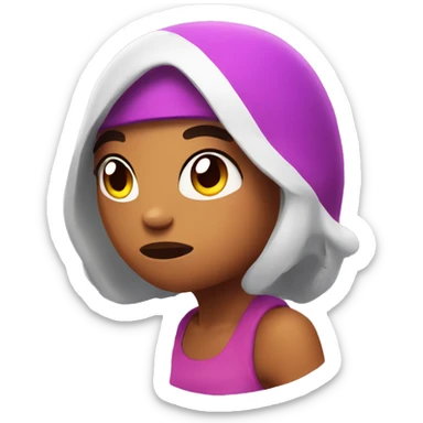 Shelly from brawl stars sticker