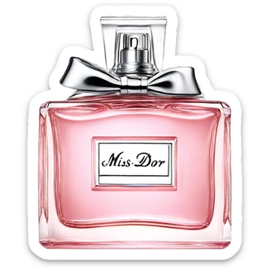 miss dior perfume sticker