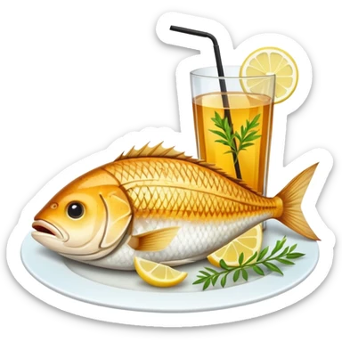 typical Almería tapa such as grilled fish or seafood served with a drink sticker
