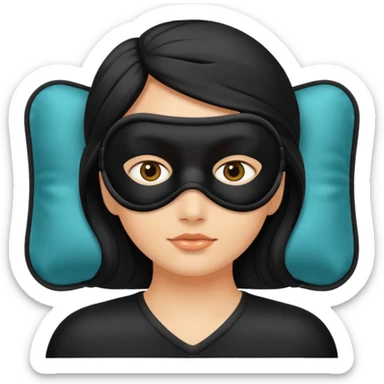 sleep mask sticker