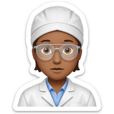 science lab lab technician sticker