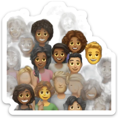 Friend group sticker