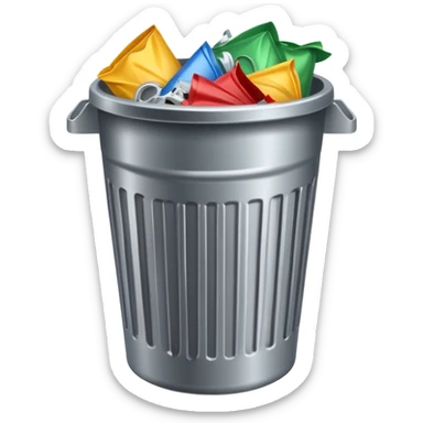 trash can sticker
