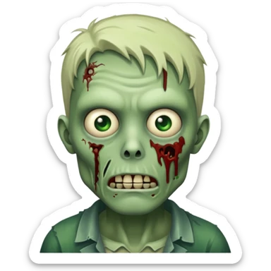 cold zombie sticker