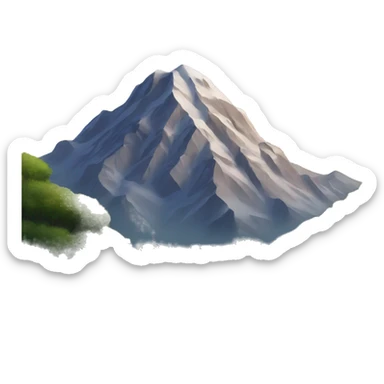 Mountain sticker