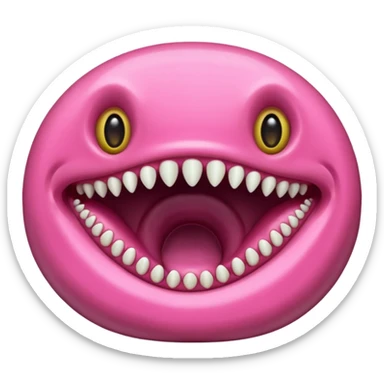 lamprey mouth  sticker