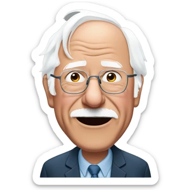 Bernie sanders heart sticker