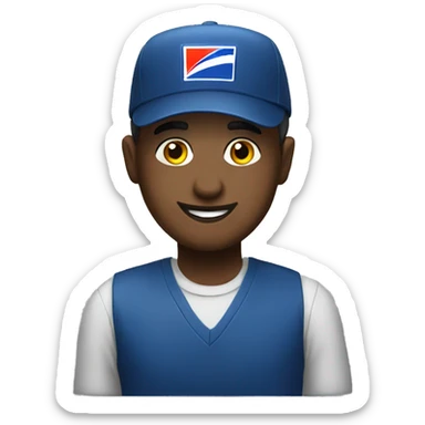 USPS window clerk sticker