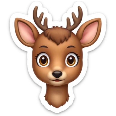 cute little deer sticker