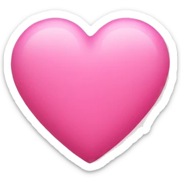 pink heart  sticker
