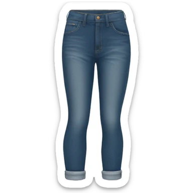 folded jeans sticker