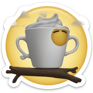 good morning postcard sticker