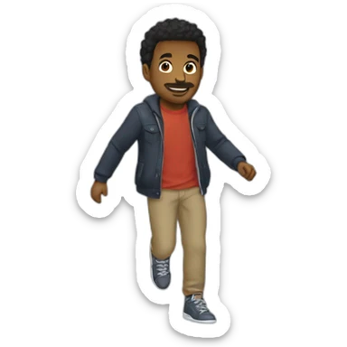 Mickael jakson mon walk sticker