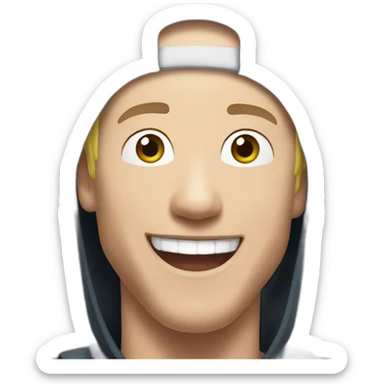 happy eminem sticker