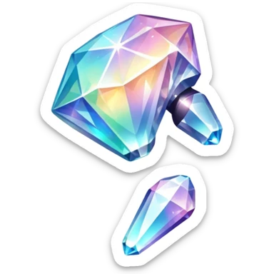 cristais no joelho sticker