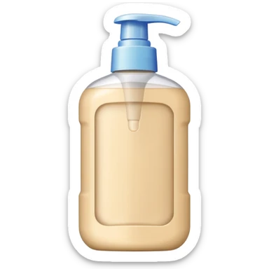 shampoo beige sticker