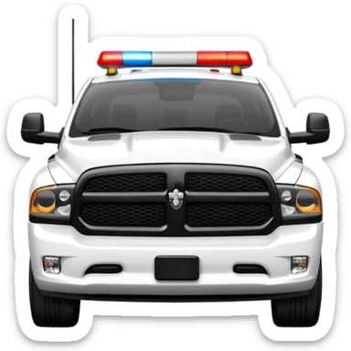 Dodge Ram Police sticker