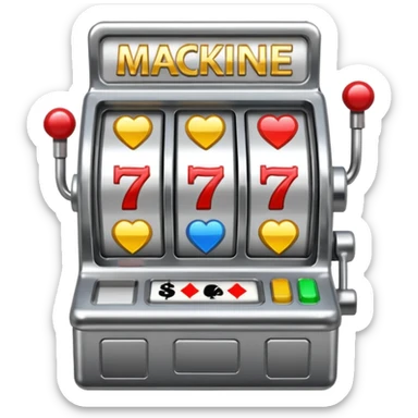 slot machine sticker