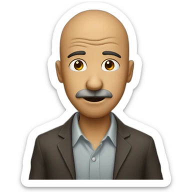 pinching nose sticker