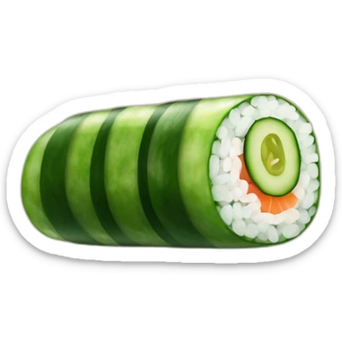 Cucumber Maki Sushi sticker
