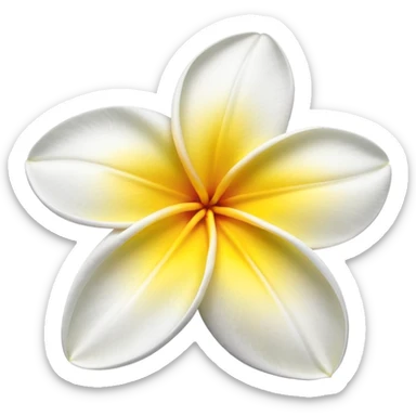 Plumeria  sticker
