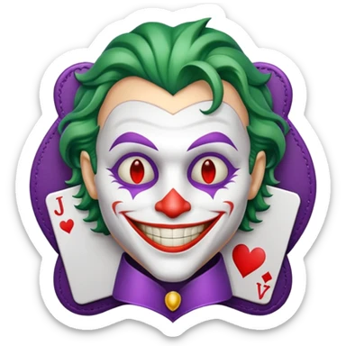 joker card sticker