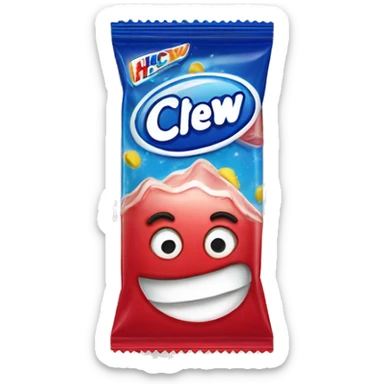 Hi-chew candy sticker
