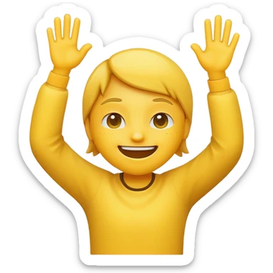 Dab emoji sticker