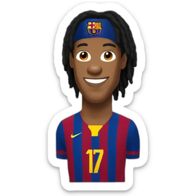 Ronaldinho barcelona sticker