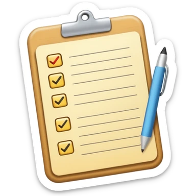 weekly to-do list sticker