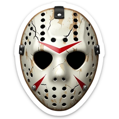 jason voorhees mask sticker