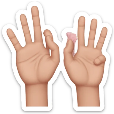 broken pinky promise sticker