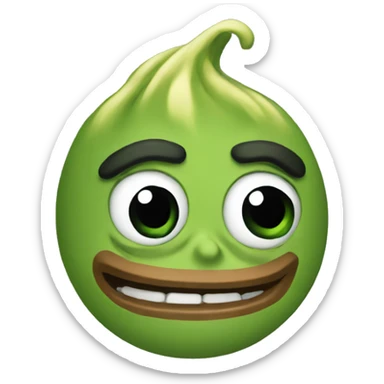 a Pepe pumped sticker