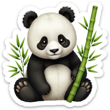 Panda sticker
