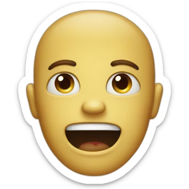 emoji vintage hate sticker