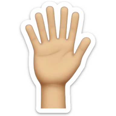 hands up guilty smirk sticker