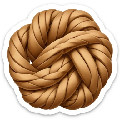 different knot whit a rope sticker