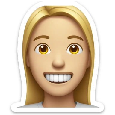 smile in pain sticker